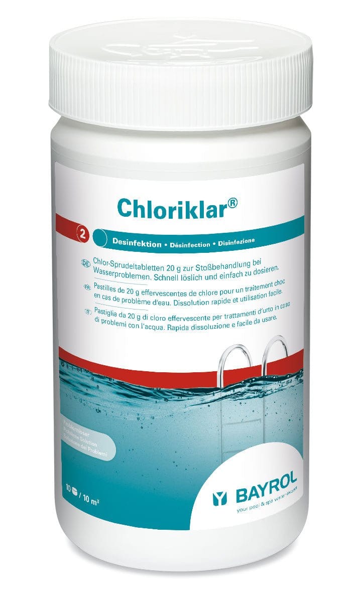 Chloriklar® 20 g Tablette - Poolstark.de